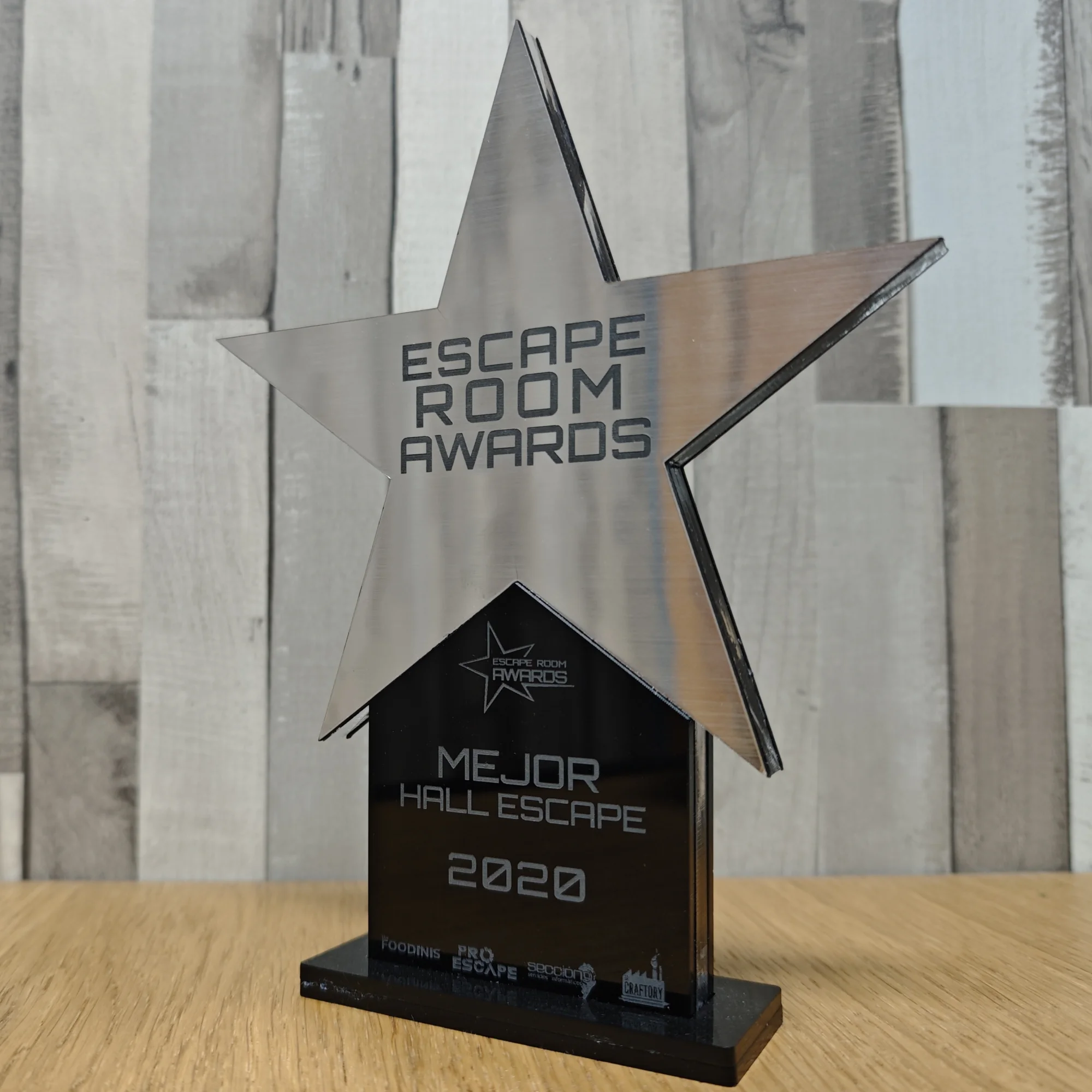 Trofeo Bronce Mejor Hall Escape 2020